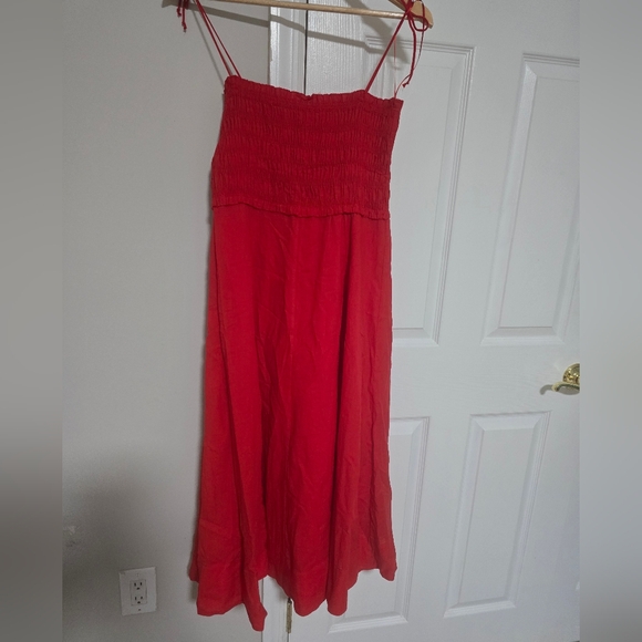 Zara Scarlet Cotton Midi Dress - Picture 14 of 16